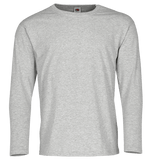 TEE SHIRT GRIS MANCHES LONGUES