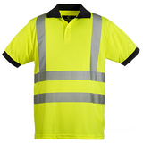 POLO HAUTE VISIBILITE JAUNE