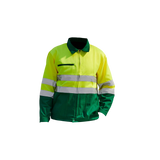 VESTE HAUTE VISIBILITE VERT / JAUNE