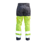 PANTALON HAUTE VISIBILITE GRIS JAUNE