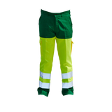 PANTALON HAUTE VISIBILITE VERT JAUNE