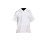 VESTE DE CUISINE BLANCHE MANCHES COURTES